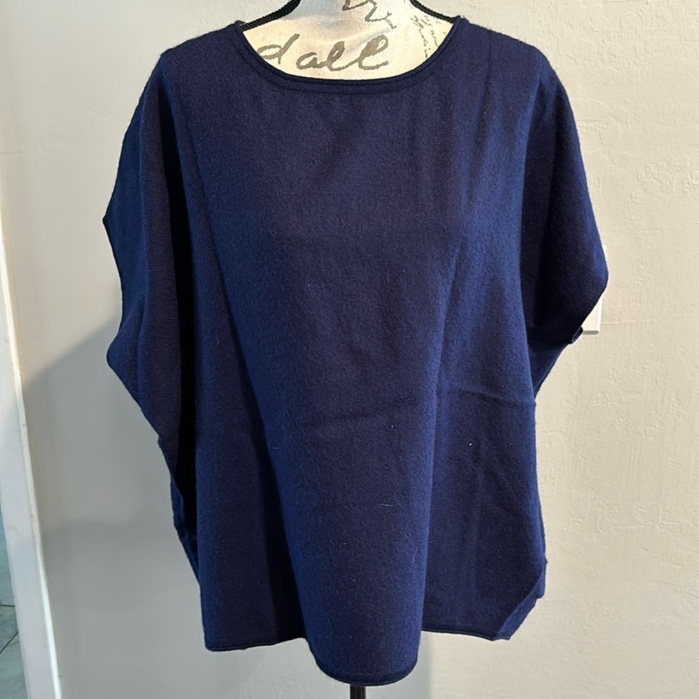 Beautiful Cuyana Baby Alpaca Poncho Tunic Top